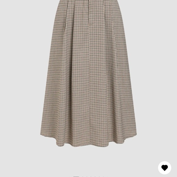 Cider Checkered Trowser Skirt - Picture 2 of 3